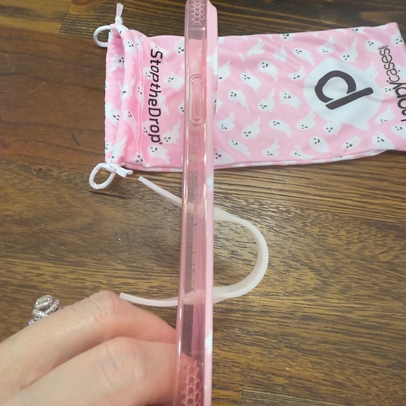 Loopy Case Pink Ghost Kids Phone Case - Picture 3 of 4